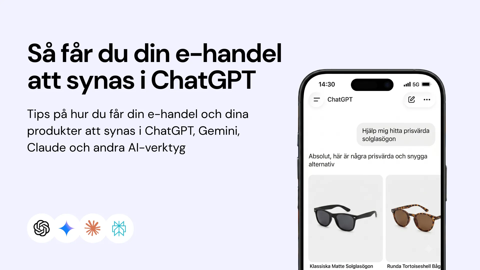 Så får du din e-handel att synas i ChatGPT