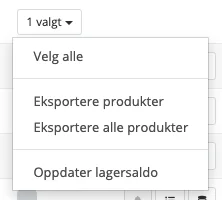 Skjermbilde for: Hvordan fungerer Lageroversikt?