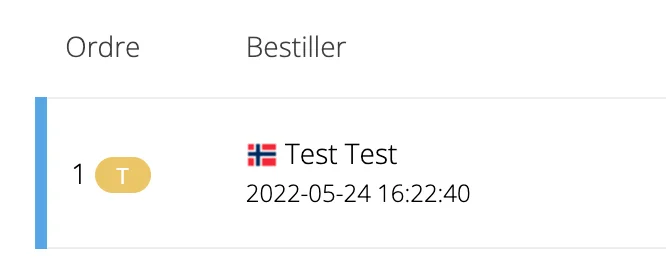 Skjermbilde for: Hvordan gjennomfører jeg en testordre?