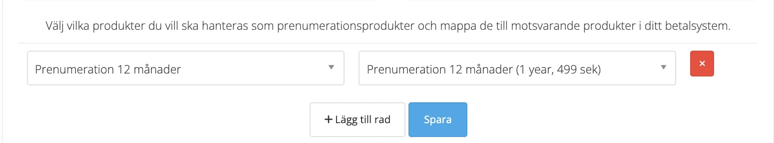 Skjermbilde for: Kan jeg selge abonnementer i butikken?