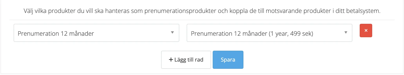 Skärmavbild för: Kan jag sälja prenumerationer i butiken?
