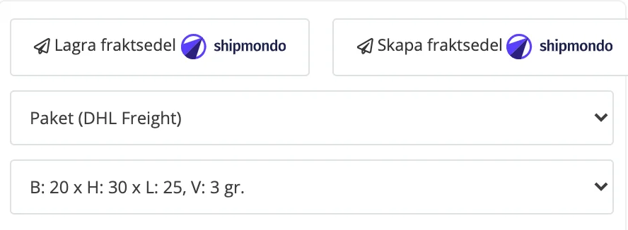 Skärmavbild för: Shipmondo: Hur fungerar det?