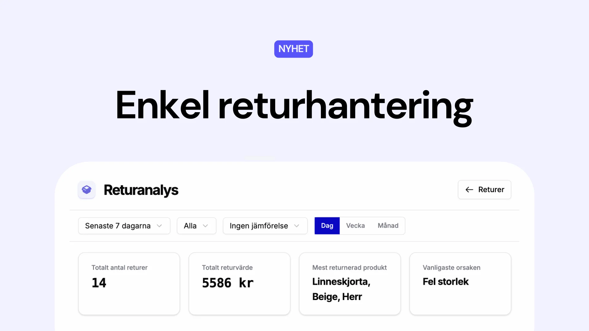 Returhantering: redo för lagkravet 19 juni