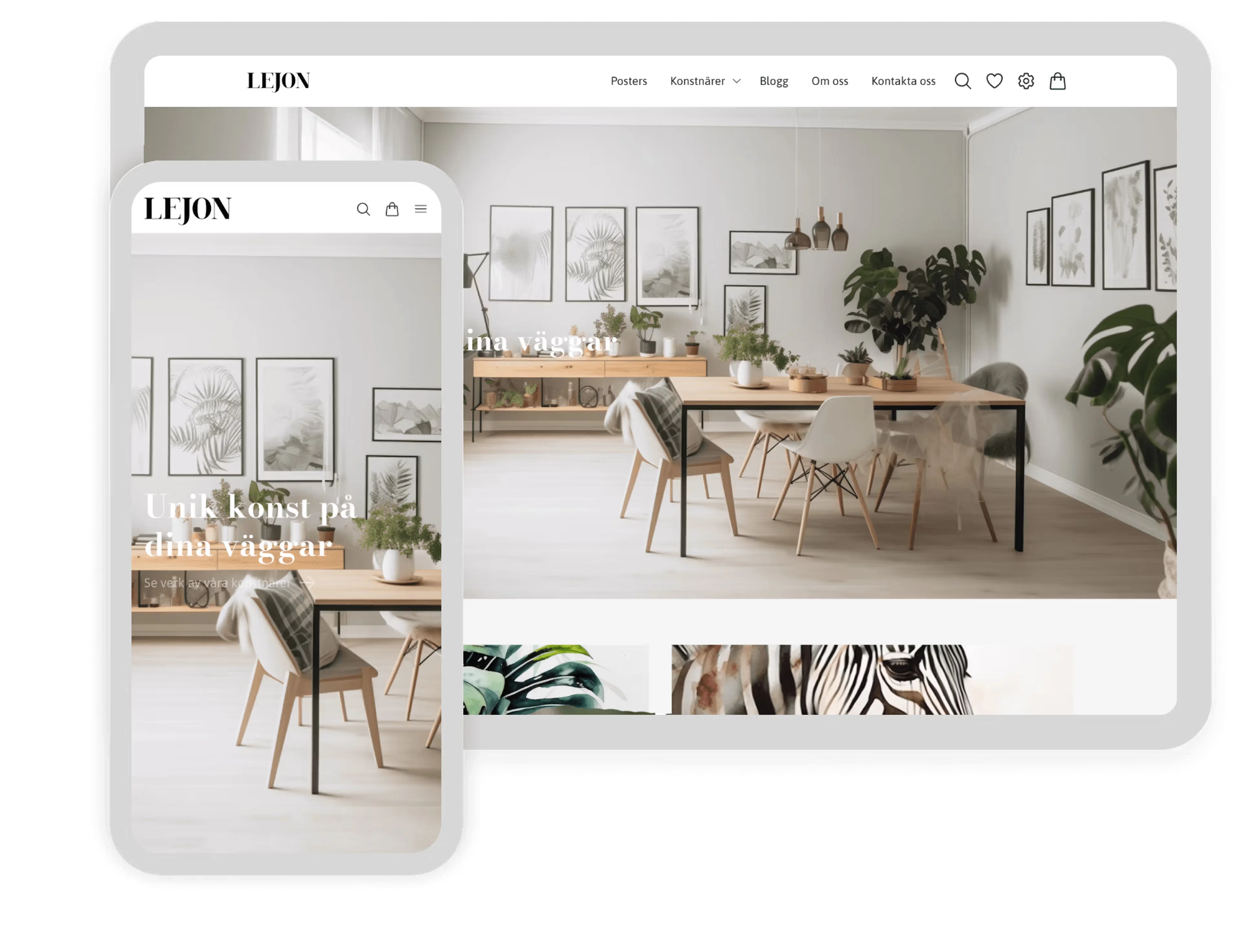 Lejon designmall